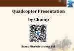 Quadcopter Presentation by Chomp - slide 1