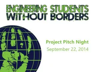Project Pitch Night