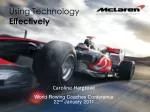 Maximizing Performance through Technology and Data | World Rowing Coaches' Conference - slide 1