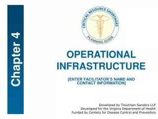 OPERATIONAL INFRASTRUCTURE