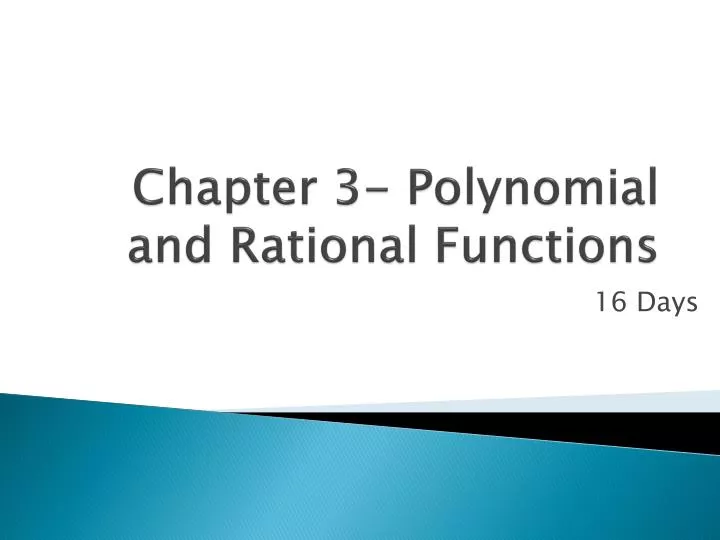 chapter 3 polynomial and rational functions