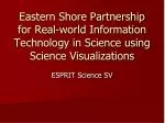 Enhancing STEM Education Through Science Visualizations and IT - ESPRIT SV Project - slide 1