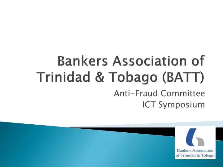 bankers association of trinidad tobago batt