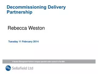 Decommissioning Delivery Partnership