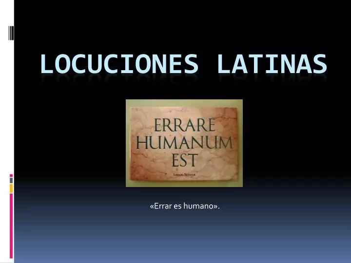 locuciones latinas