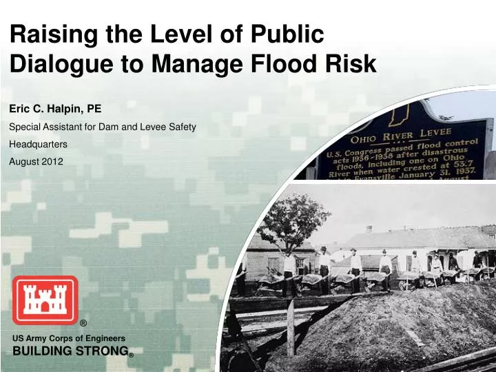 raising the level of public dialogue to manage flood risk