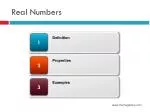 Real Numbers - slide 1