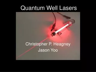 Quantum Well Lasers