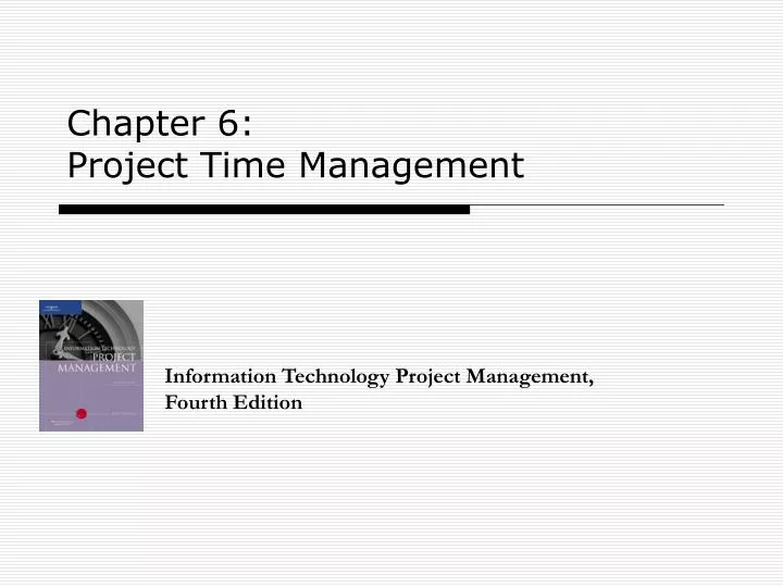 chapter 6 project time management