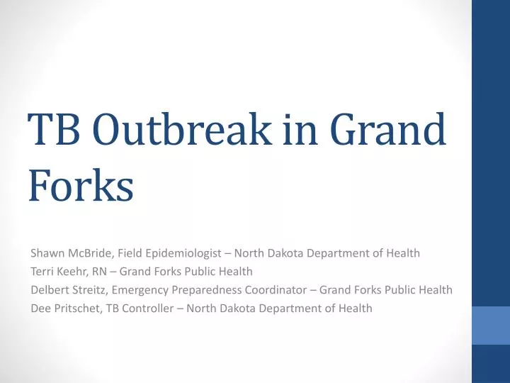 tb outbreak in grand forks