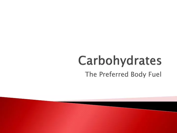 carbohydrates