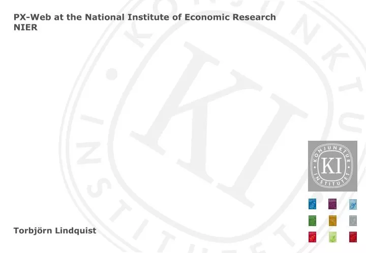 px web at the national institute of economic research nier