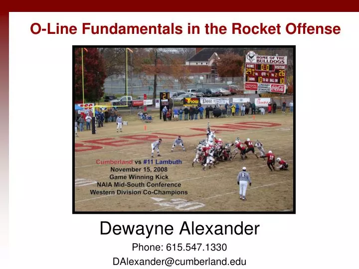 o line fundamentals in the rocket offense