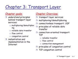 chapter 3 transport layer