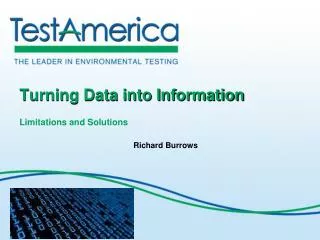 Turning Data into Information