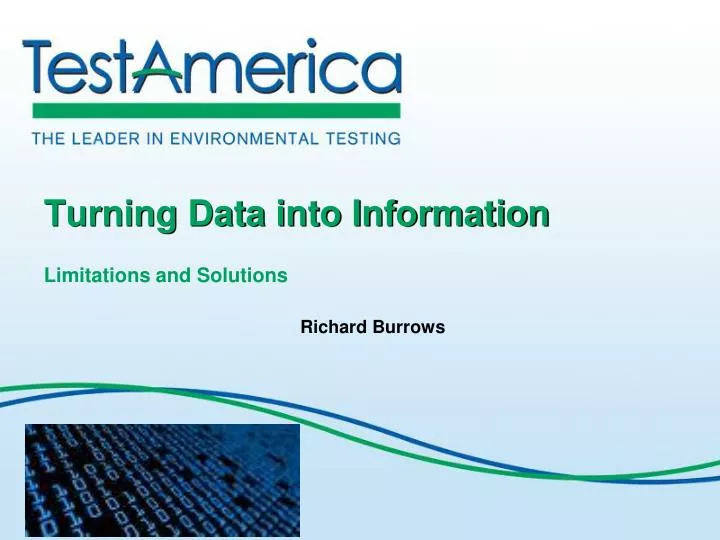 turning data into information