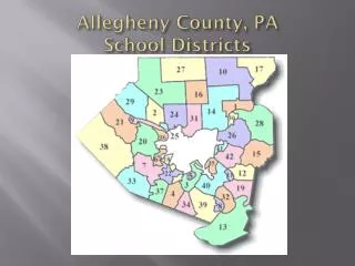 Allegheny County, PA School Districts