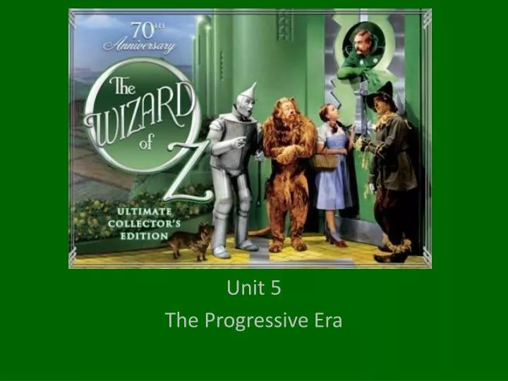 unit 5 the progressive era