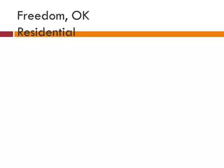 freedom ok residential