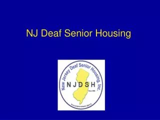 NJ Deaf Senior Housing