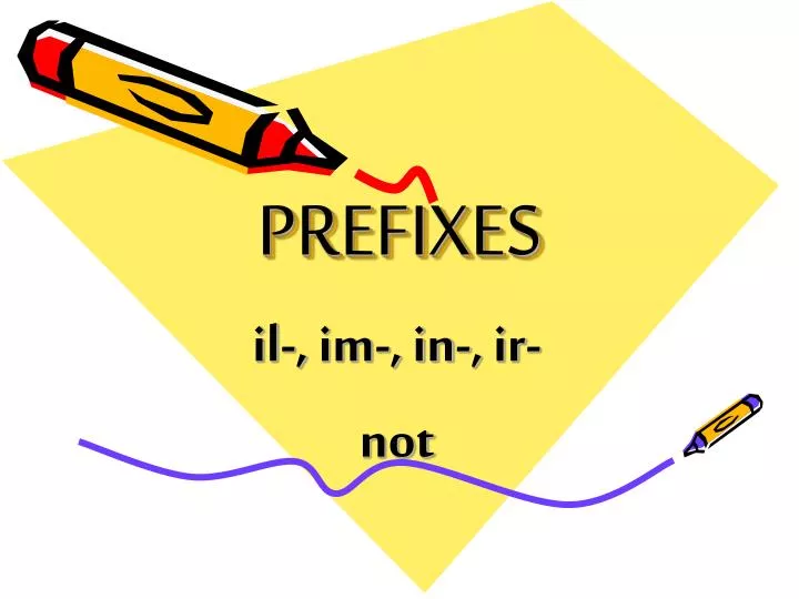 prefixes