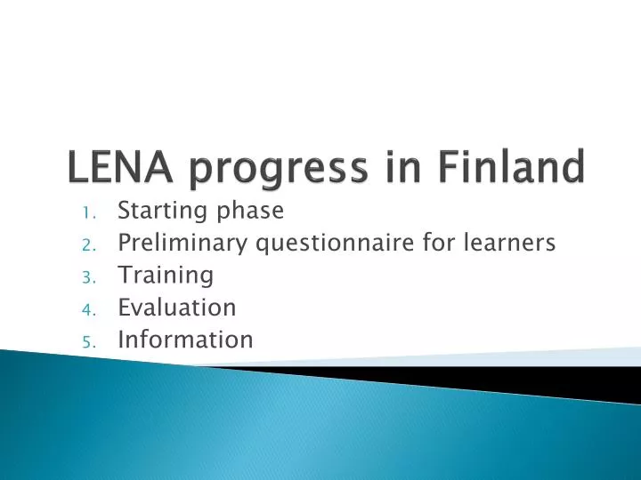 lena progress in finland