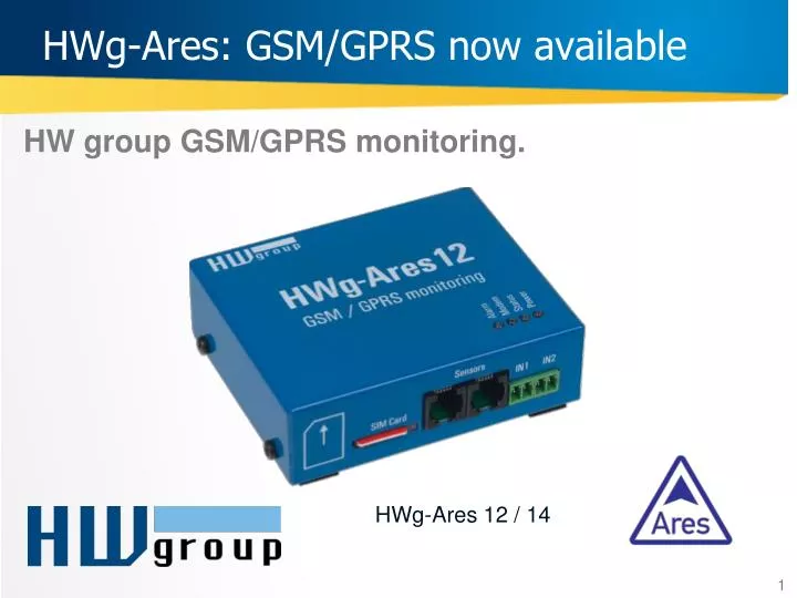 hwg ares gsm gprs now available