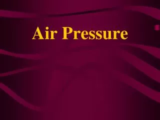 Air Pressure