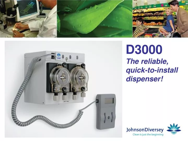 d3000 the reliable quick to install dispenser