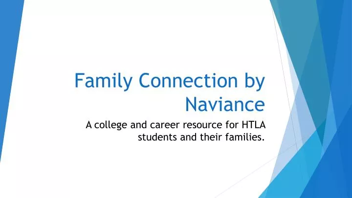 family connection by naviance