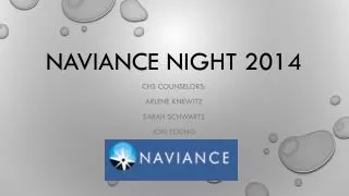 Naviance Night 2014