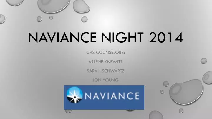 naviance night 2014