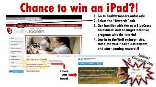 Chance to win an iPad?!