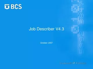 Job Describer V4.3