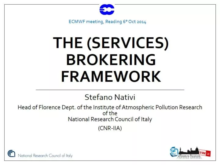 the services brokering framework