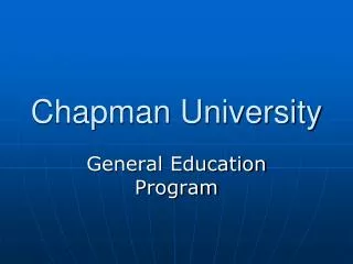 Chapman University