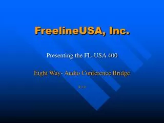 FreelineUSA, Inc.