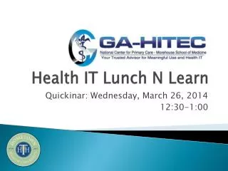 Health IT Lunch N Learn