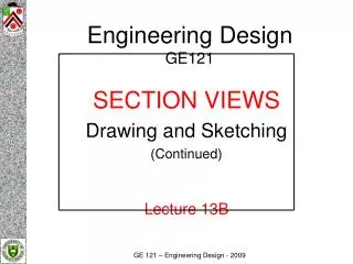 Engineering Design GE121