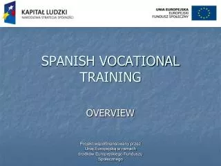 SPANISH VOCATIONAL TRAINING