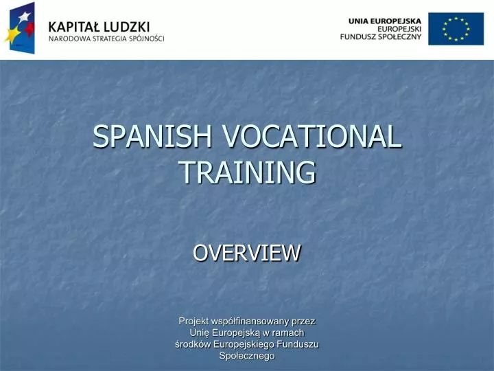 spanish vocational training