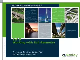 IW 9 Working with Rail Geometry