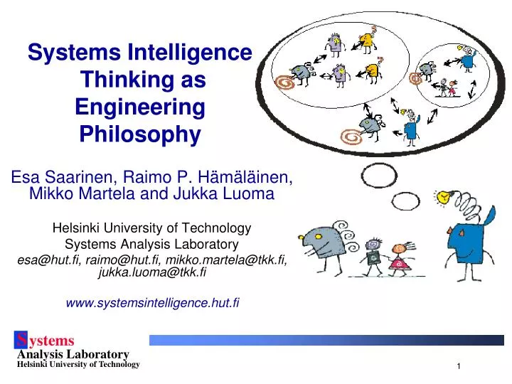 systems intelligence thinking as engineering philosophy