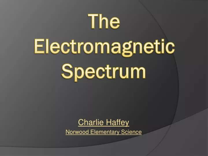 charlie haffey norwood elementary science