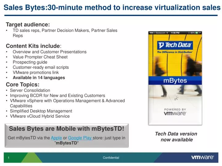 sales bytes 30 minute method to increase virtualization sales