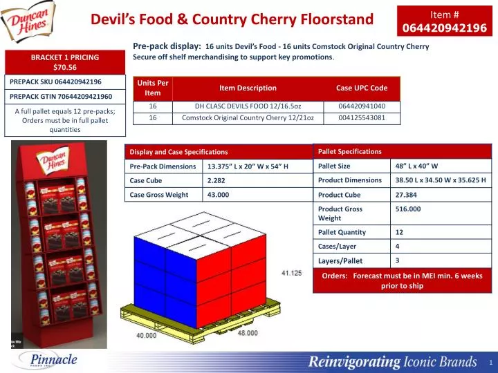 devil s food country cherry floorstand