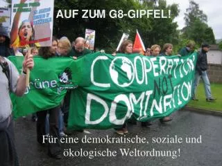 auf zum g8 gipfel