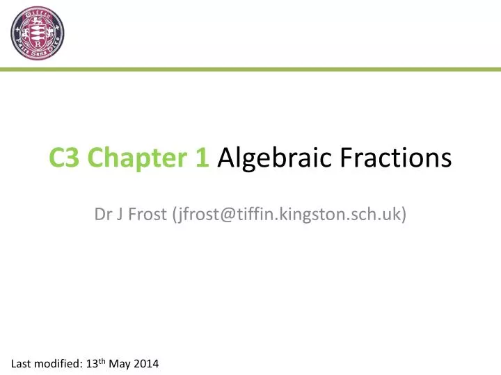 c3 chapter 1 algebraic fractions