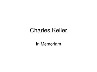 charles keller