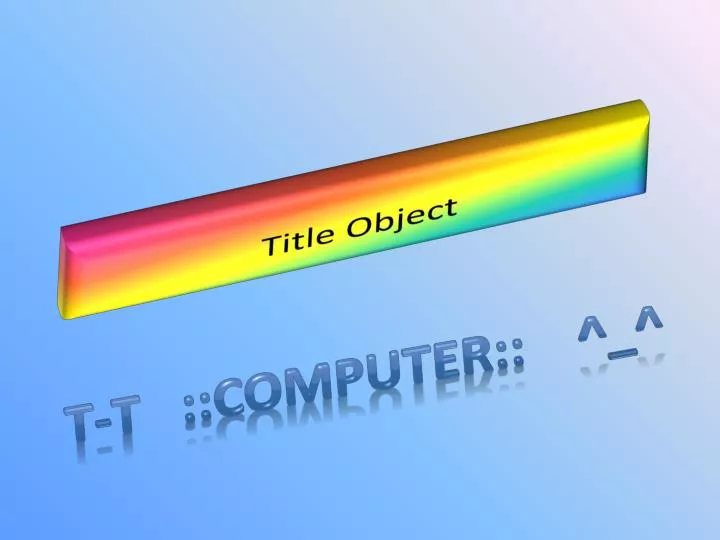 title object